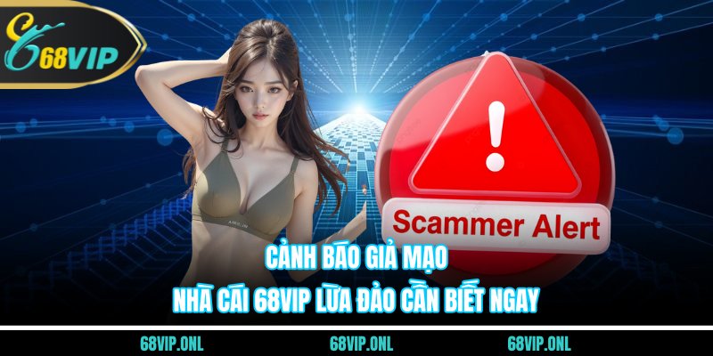 Cảnh Báo Giả Mạo Nhà Cái 68VIP Lừa Đảo