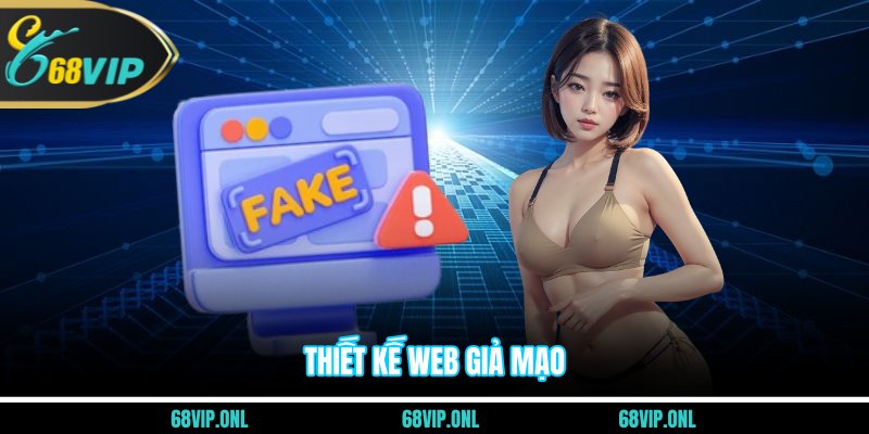 Thiết kế web giả mạo
